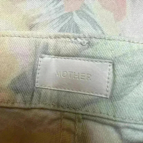 Mother The Looker Ankle Fray in So Far Gone Floral Racer Jeans Size 29 - Picture 8 of 12